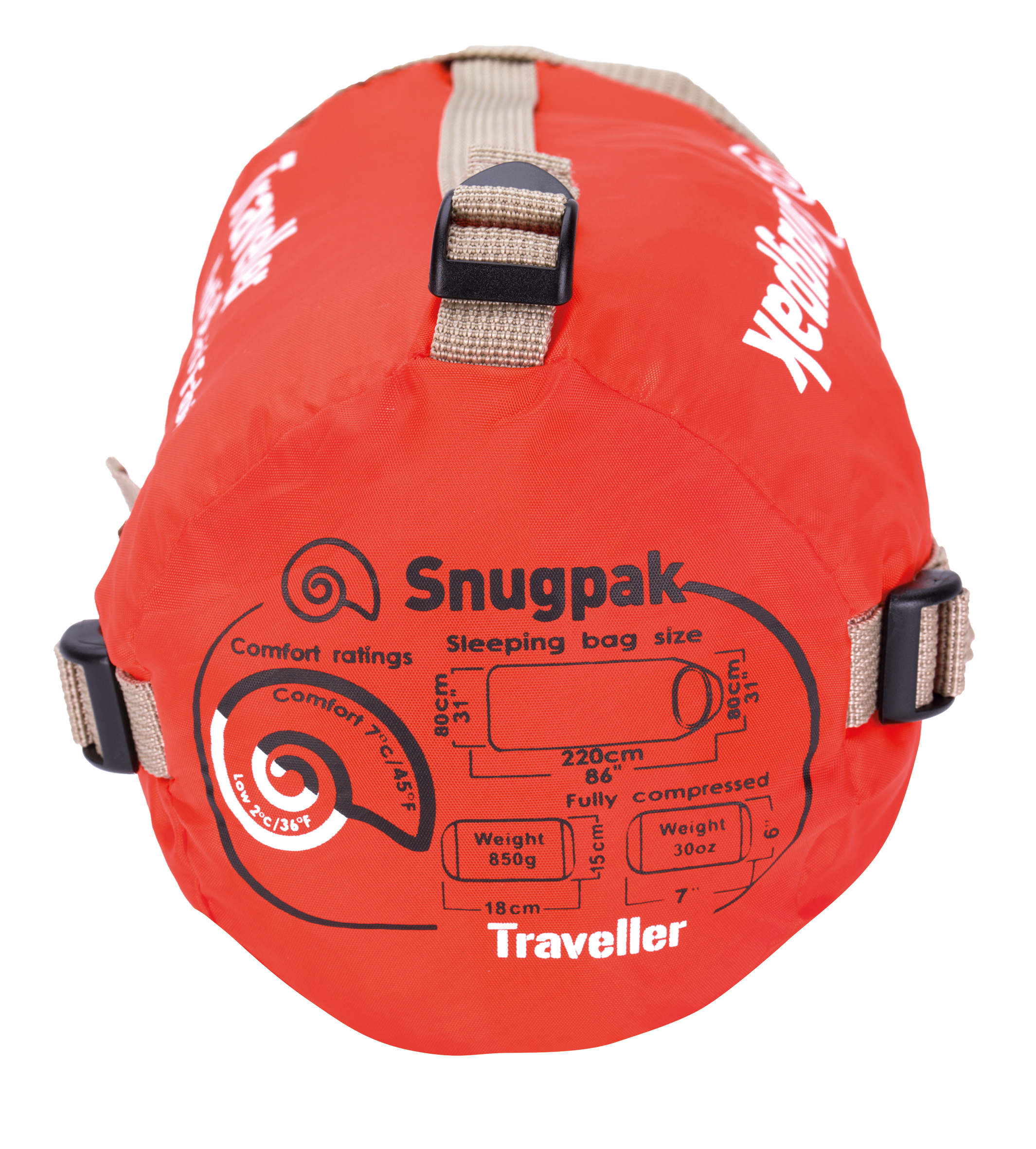 Snugpak Schlafsack Travelpak Traveller Petrol Blue